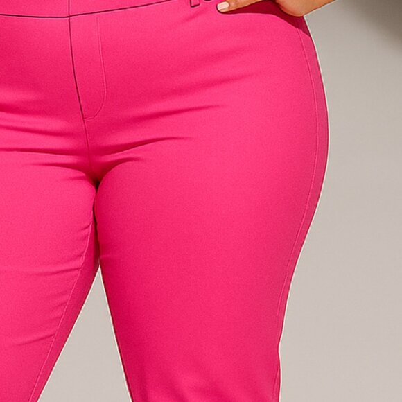 Plus size stretch twill pants - Picture 2 of 4